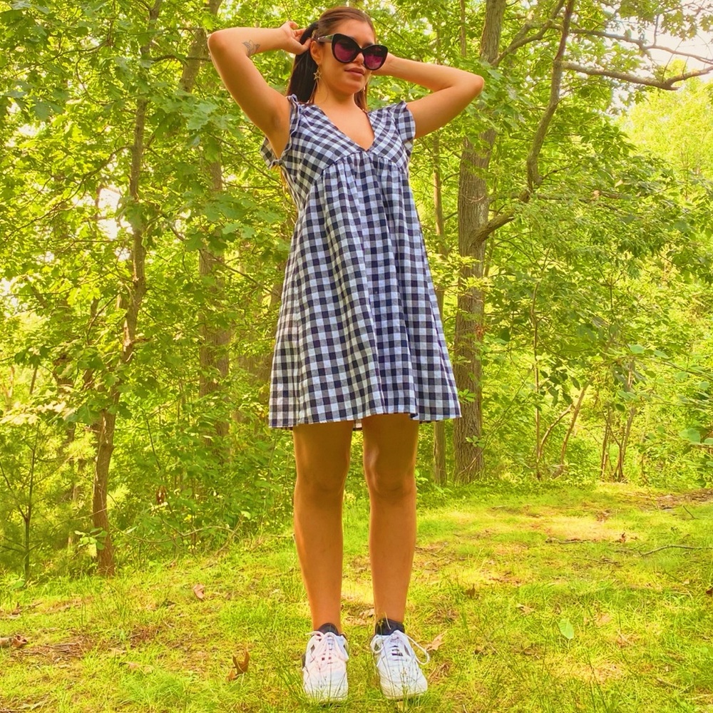 gingham dress
